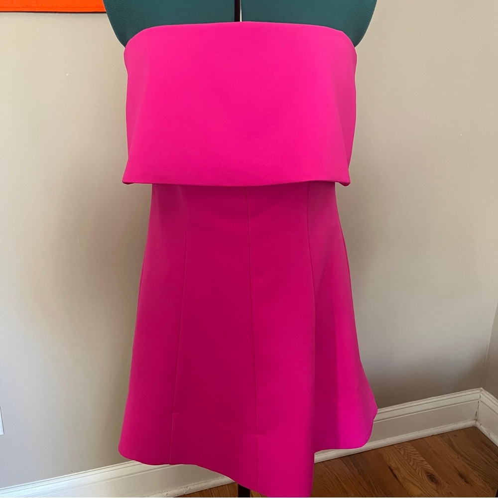 Karlie Strapless Pink Mink Dress